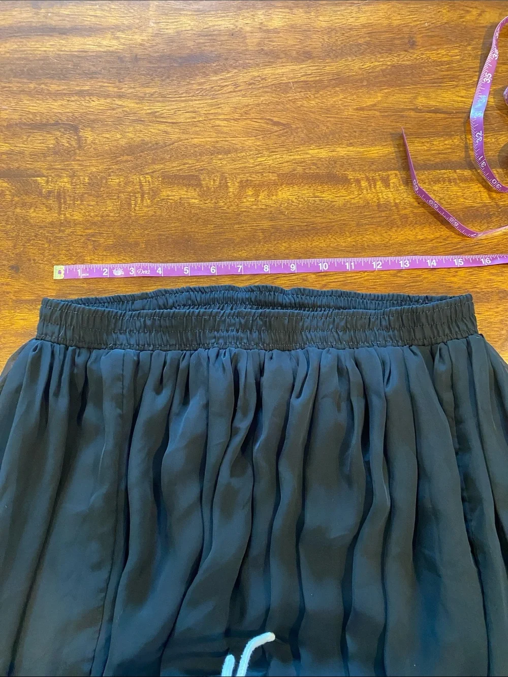 Vintage 90s Nicole Summers Sheer Chiffon Midi Skirt size XL Whimsigoth grunge